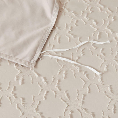 Getuftete Boho Bettwäsche 200x220 Beige – 3-teilig