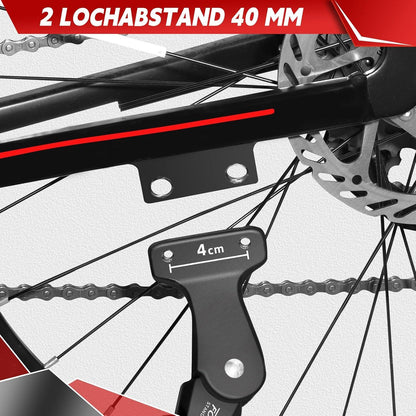 Höhenverstellbarer Fahrradständer mit 2 Löchern 24-29 Zoll 35 kg