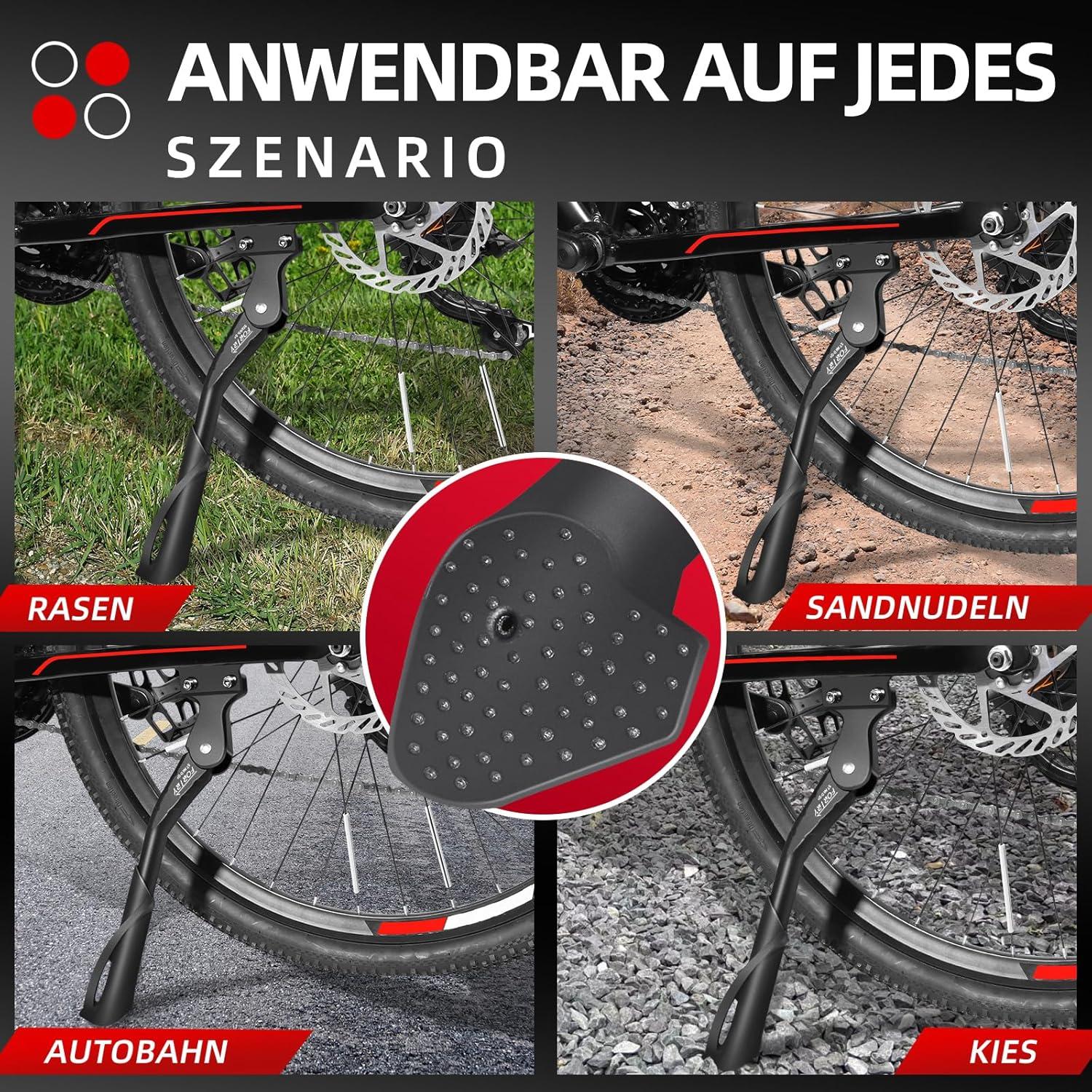 Höhenverstellbarer Fahrradständer 40mm Lochabstand 24-29 Zoll MTB Rennrad