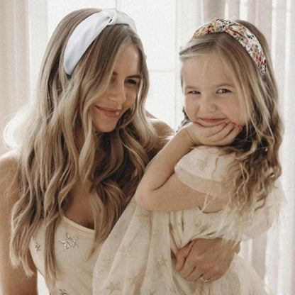4er Set Damen Haarreifen Stirnbänder Boho Mode Knoten Haarzubehör