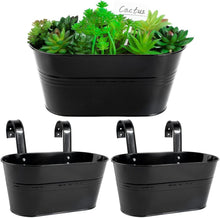 Vintage Hängetöpfe Set Pflanztopf Blumentopf Übertopf 27×14×22cm