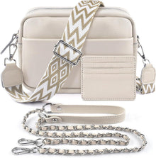 Handy Umhängetasche Echtes Leder Crossbody Bag Kartenhalter Schwarz