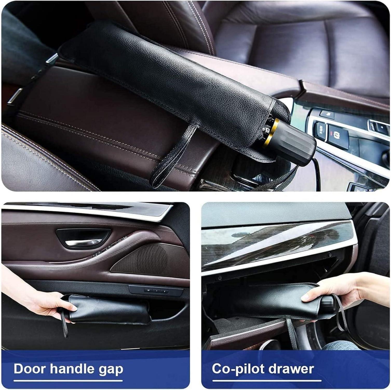 Auto Sonnenschutz Frontscheibe, 360° Drehbar, UV-Schutz, Schwarz-Stahl