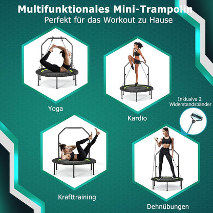 Fitness Trampolin 101cm – Faltbar & Belastbar bis 150kg