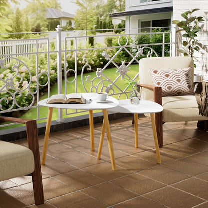 Moderne 2er Set Couchtisch Beistelltisch Wohnzimmer