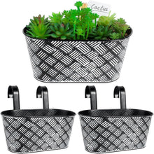 Hängetöpfe Set Vintage Pflanztopf Blumentopf mit Haken Wand Geländer