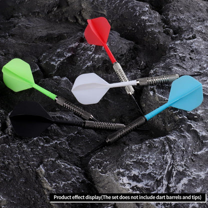 CyeeLife Dartschäfte & Dart Flights 3er-Set Weiß Zubehör Flexibles