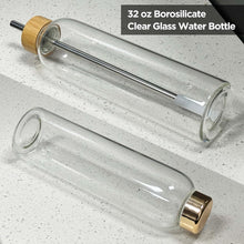 Drinmoaer 900 ml Glas Trinkflasche | Sport Wasserflasche mit