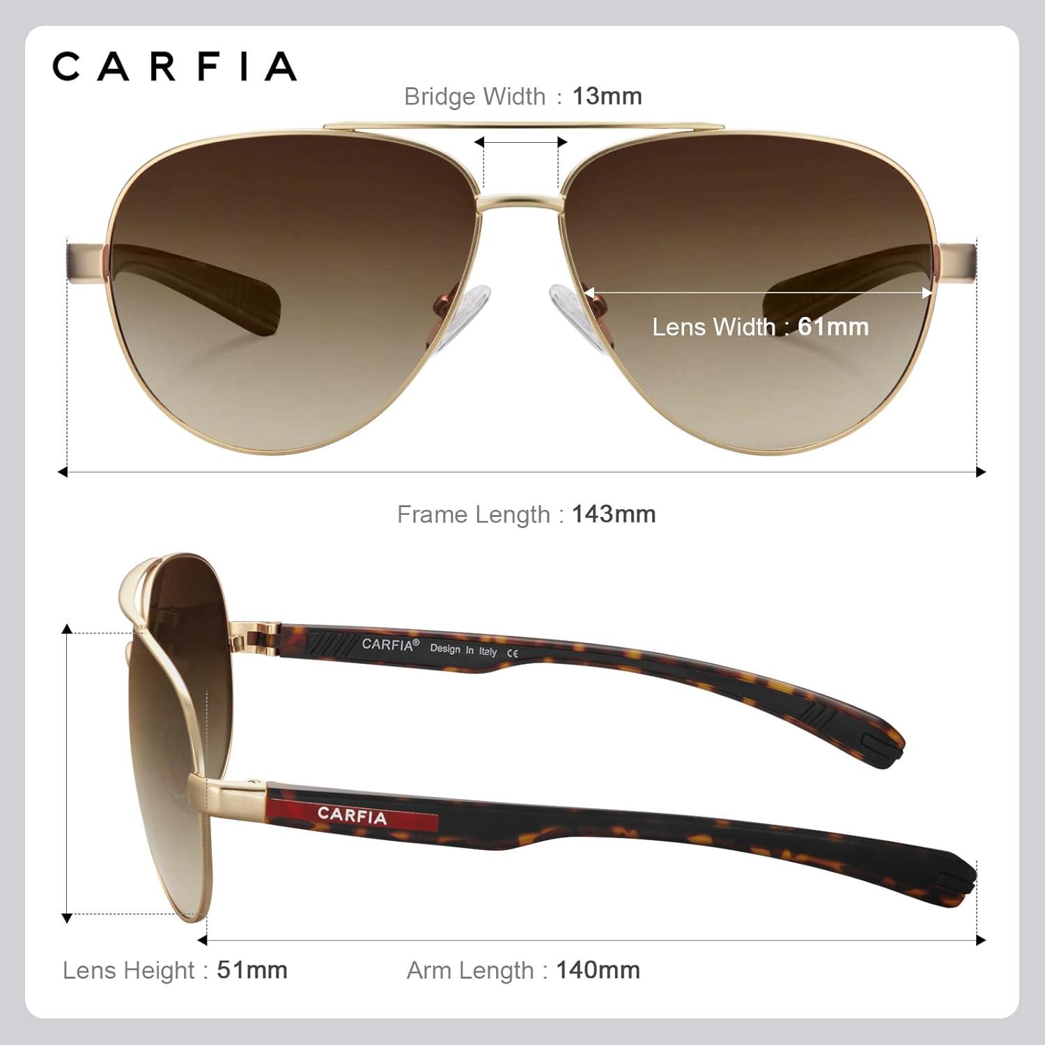 Herren Sonnenbrille Polarisiert Ultraleicht Metallrahmen UV400 CA5391