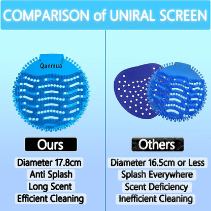 Urinalsieb mit Duft 12er Packung, 30 Tage Frischewirkung