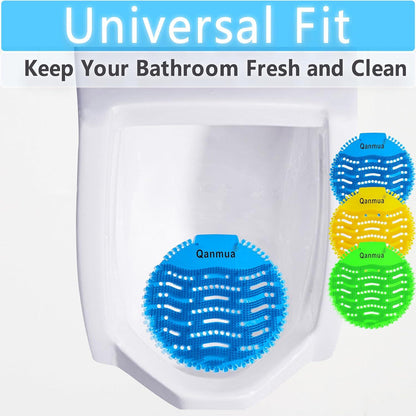 Urinalsieb mit Duft 12er Pack Blau Gelb Grün Matten für Pissoir Urinal