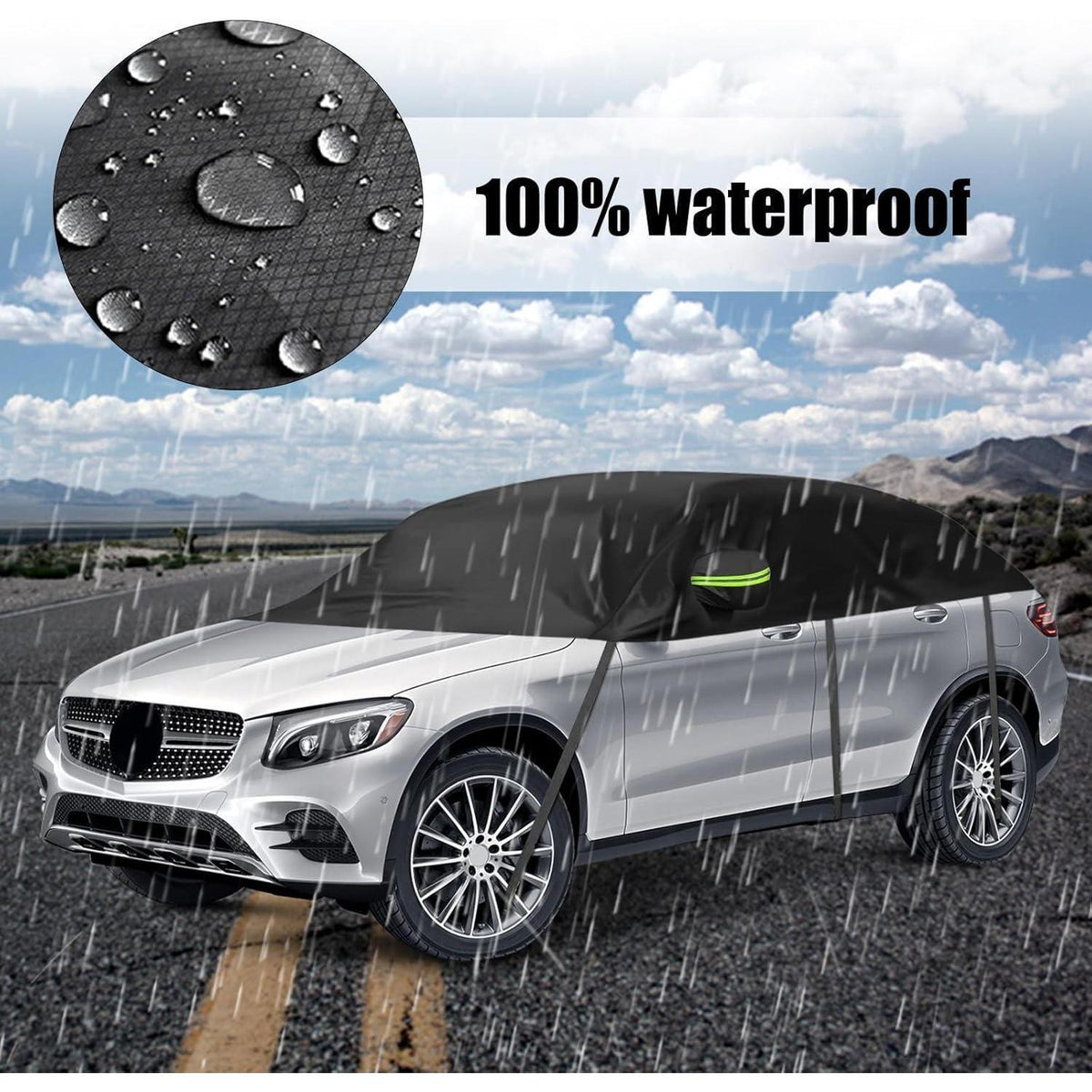 Halbabdeckung Mercedes GLC 2016-2024 – Allwetter Schutzhülle