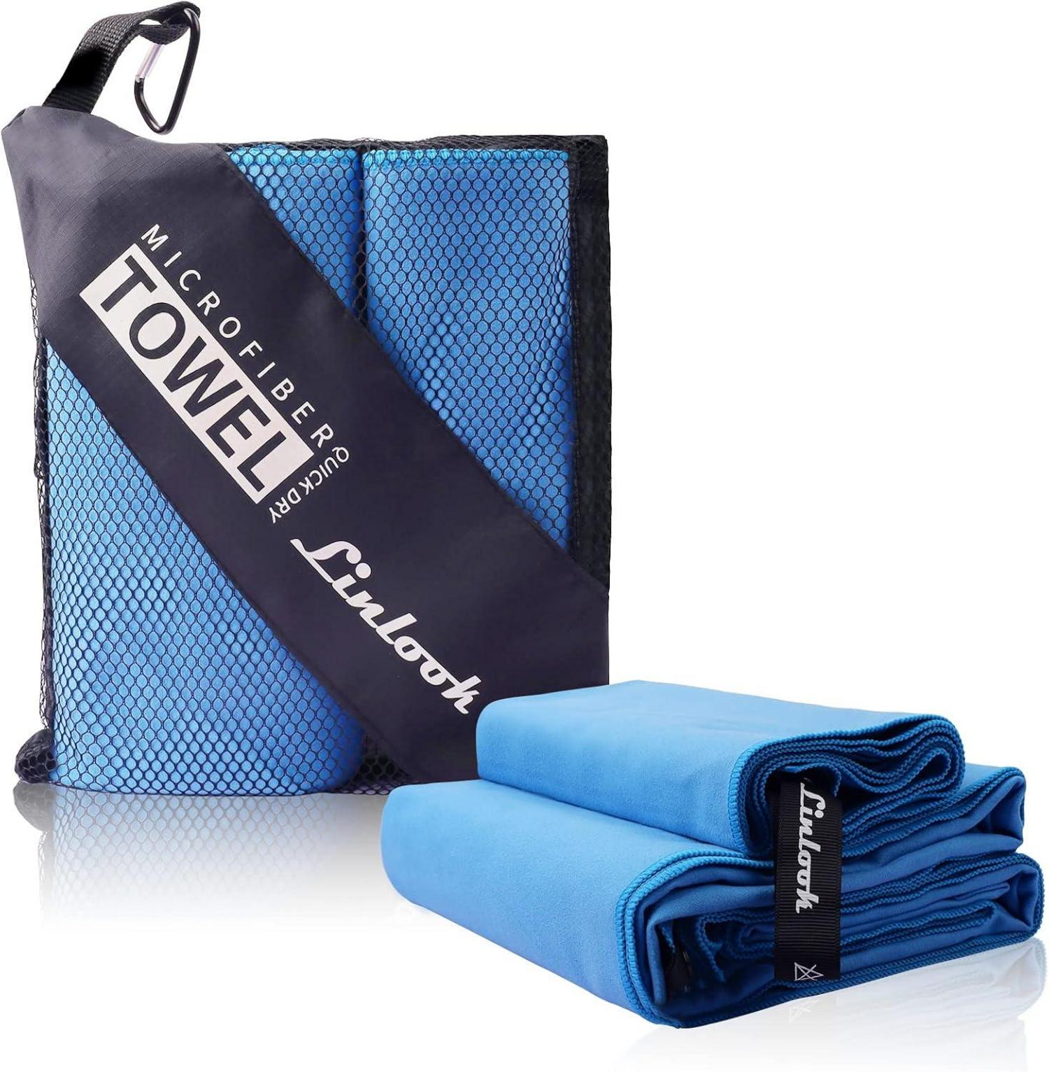Schnelltrocknendes Microfaser Handtuch Set für Sport und Reisen