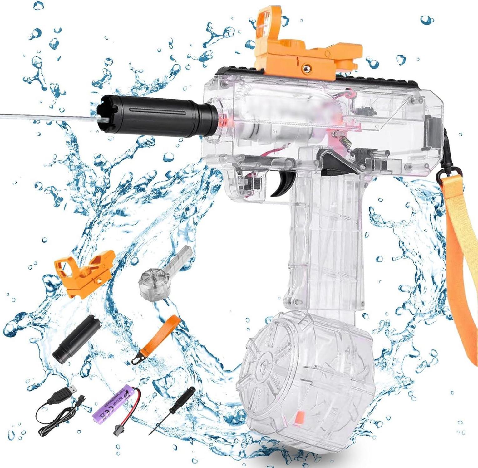 Automatische Wasserpistole Elektrisch mit großer Reichweite für Kinder