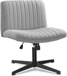 Bürostuhl ohne Rollen Armlehnen Lesesessel Sitzkissen höhenverstellbar