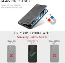 Samsung Galaxy S23 FE 5G Handyhülle - Premium Leder Flip