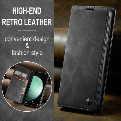 Handyhülle Samsung Galaxy S23 FE 5G Leder Klapphülle Standfunktion
