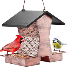Vogelfutterhaus Metall Aufhängen Wildvogelfutterstation Wetterfest