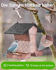 Vogelfutterhaus Metall Vogelfutterspender Aufhängen