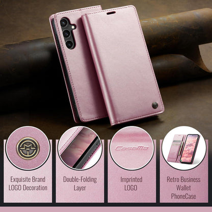 Samsung Galaxy S23 FE 5G Handyhülle Klappbar Magnet Standfunktion Tasche - Rose