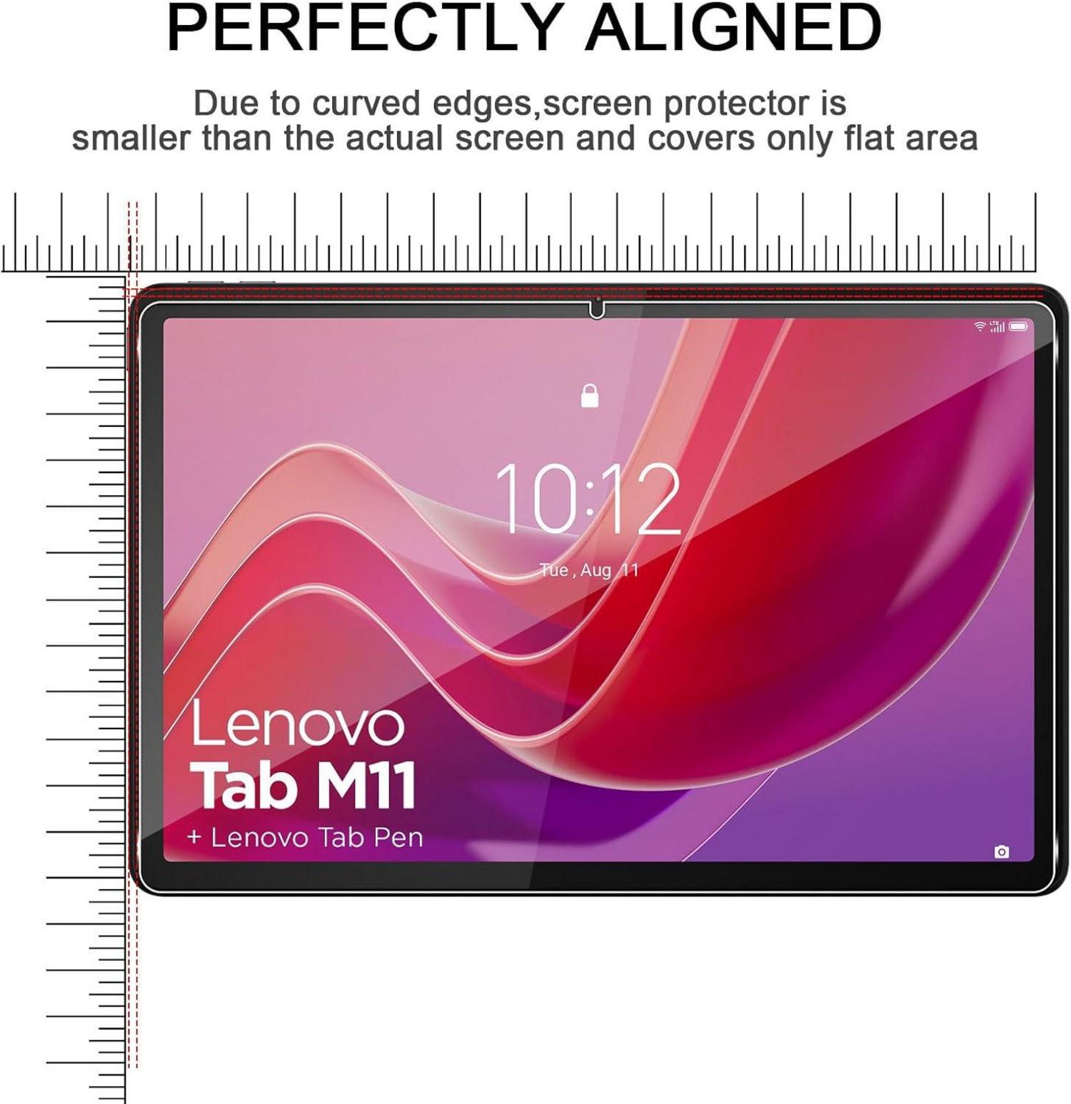 Displayschutzfolie Lenovo Tab M11 Panzerglas Blasenfrei 9H