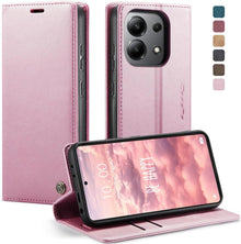 Handyhülle Xiaomi Redmi Note 13 Pro 4G Leder Flip Case Magnet