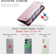 Xiaomi Redmi Note 13 Pro 4G Handyhülle, Premium Leder Tasche