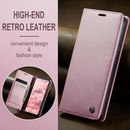 Hülle Xiaomi Redmi Note 13 Pro 4G Leder Flip Case Rose Gold