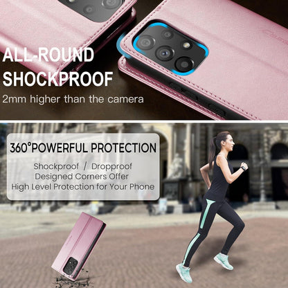 Samsung Galaxy A53 5G Hülle - Premium Leder Flip Case mit Magnet und