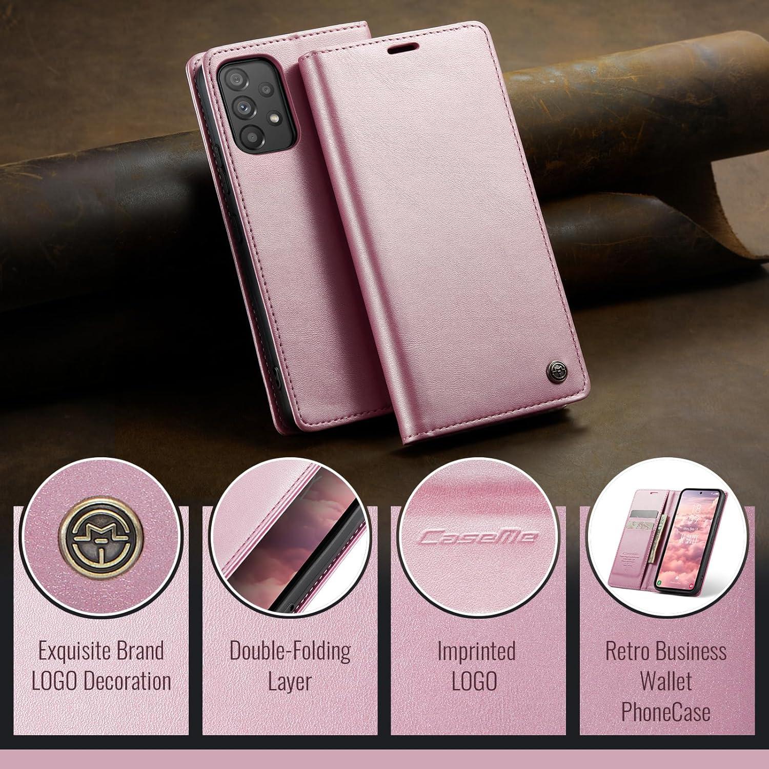Samsung Galaxy A53 5G Hülle - Premium Leder Flip Case mit Magnet und
