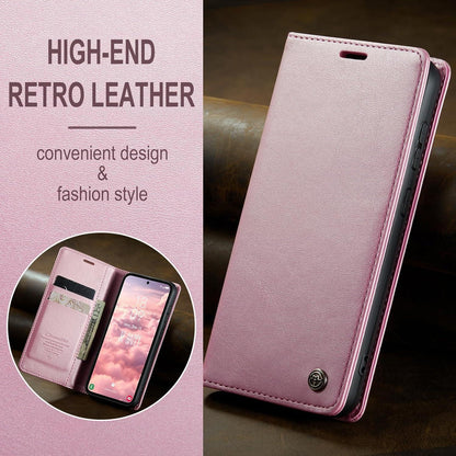 Samsung Galaxy S24 5G Handyhülle Premium Leder Klapphülle mit Standfunktion