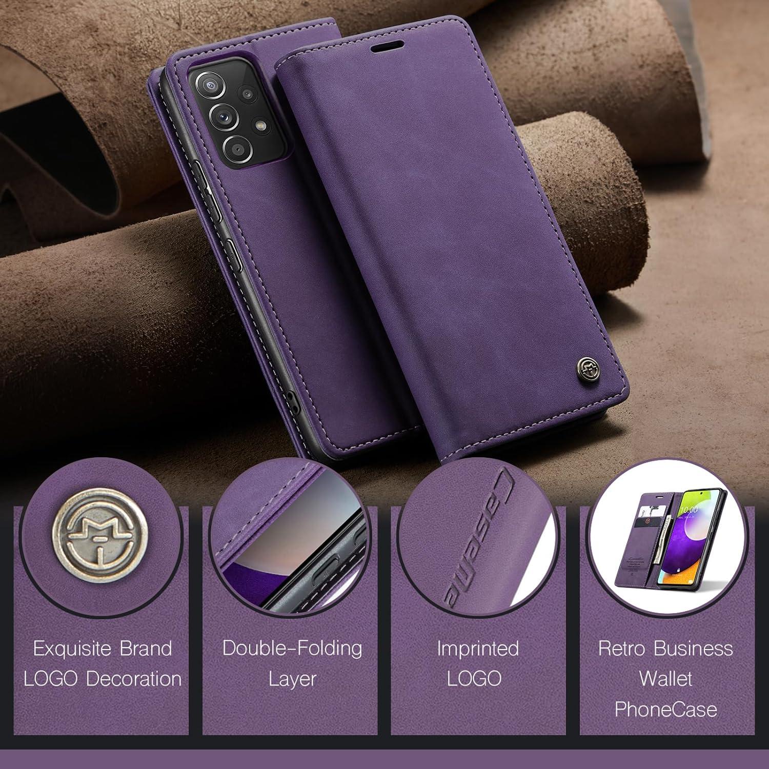 Handyhülle Samsung Galaxy A52S 5G/A52 Premium Leder Tasche Flip Case