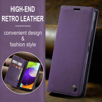 Samsung Galaxy A52S 5G/ A52 Handyhülle Leder Flip Case Standfunktion - Lila