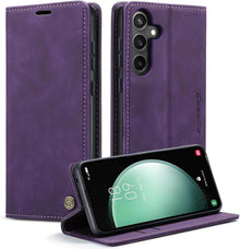 Handyhülle Samsung Galaxy S23 FE 5G Leder Flip Case Magnet