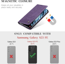Samsung Galaxy S23 FE 5G Handyhülle Leder Flip Case