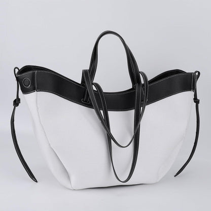 TIAASTAP Schwarze Tote Bag Damen Groß Shopper Handtasche Umhängetasche