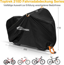 Toptrek Fahrradabdeckung 210D Oxford-Gewebe Outdoor