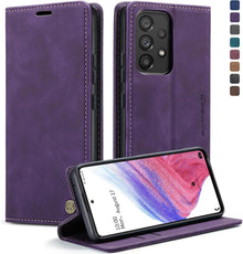 Handyhülle Samsung Galaxy A53 5G Leder Klapphülle Magnet Standfunktion