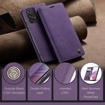 Handyhülle Samsung Galaxy A53 5G Leder Flip Case Magnet Standfunktion