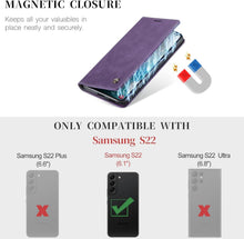 Samsung Galaxy S22 5G Hülle - Premium Leder Flip Case mit