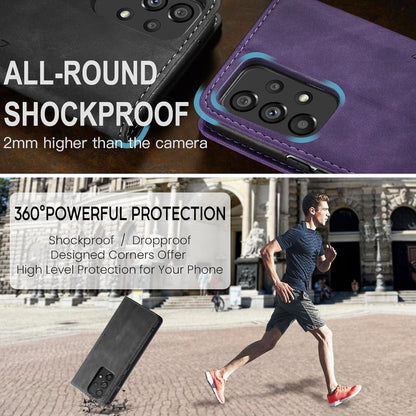 Samsung Galaxy A53 5G Hülle - Premium Leder Flip Case mit Magnet und