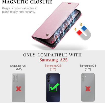 Samsung Galaxy A25 5G Hülle Premium Leder Flip Case mit