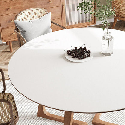 Runde PU Tischdecke 110cm – Wasserdichter Tischschutz