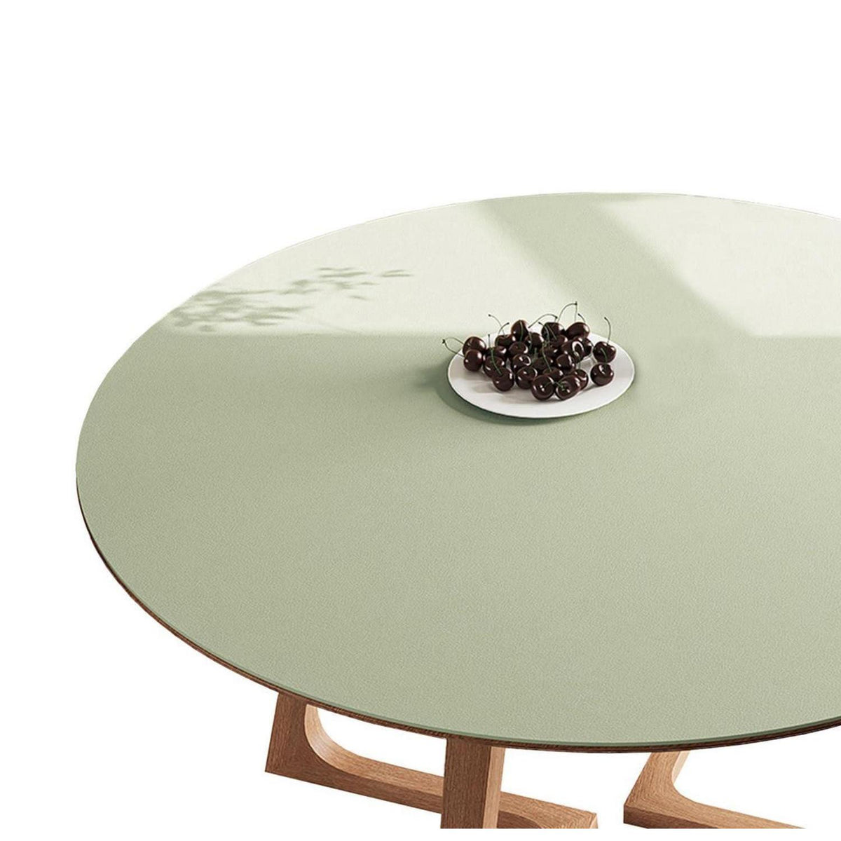 Runde PU Tischdecke 110cm – Wasserdicht, Grün