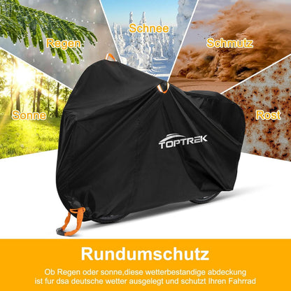Fahrradabdeckung 2 Fahrräder Wasserdicht 210D Oxford-Gewebe