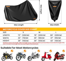 Motorrad Abdeckplane Wasserdicht 420D Oxford-Stoff