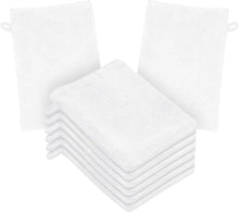 Mikrofaser Waschhandschuhe 8er Set für Make-up-Entfernung