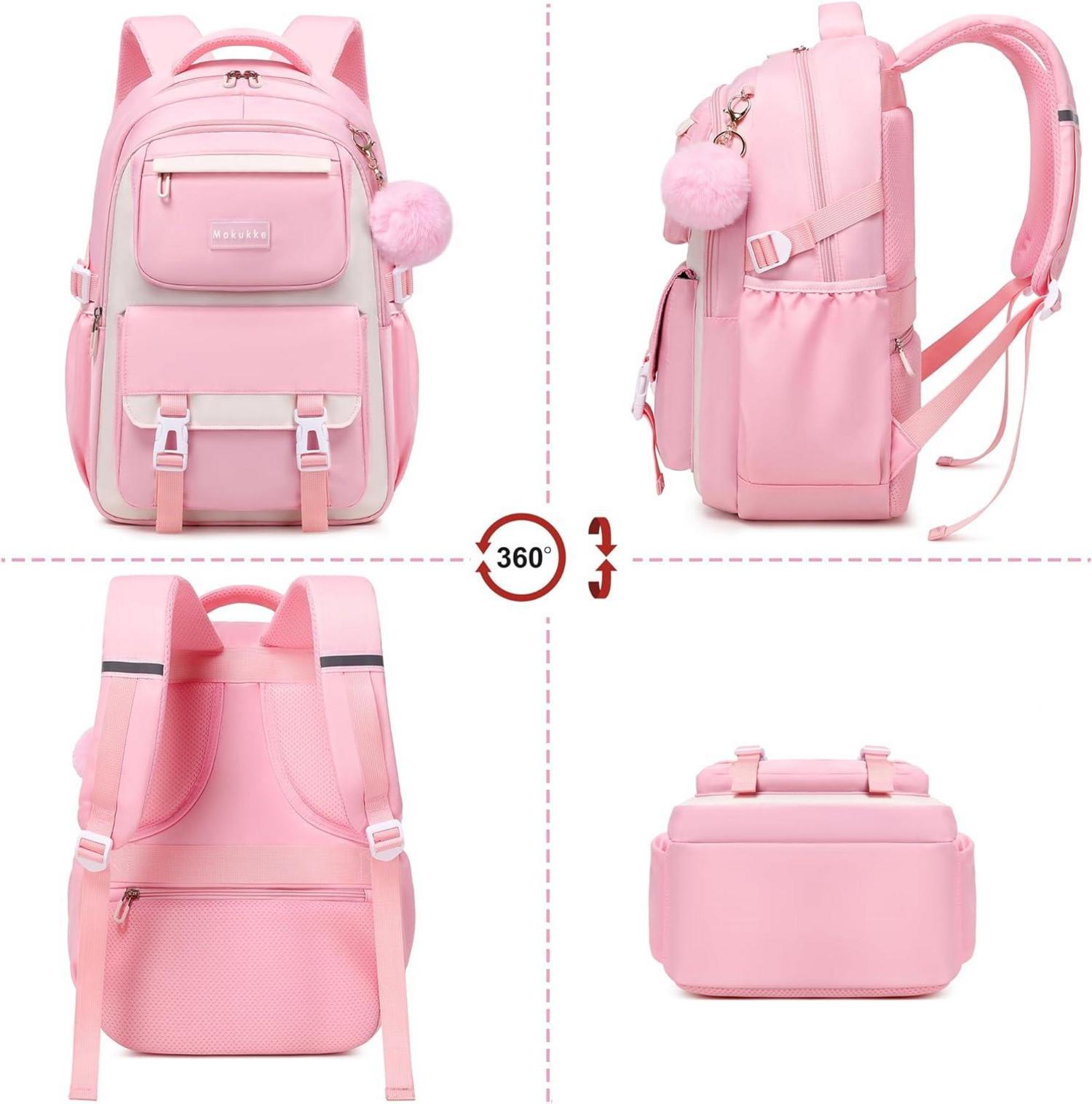 Schulrucksack Mädchen Teenager Rucksack Schulranzen-Set wasserdicht