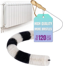 Heizkörperbürste Ziegenhaar flexibel 120cm mit Schutzschlauch