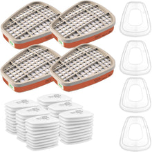 Atemschutzmaske Filter Set 6001 Organische Dämpfe Baumwollfilter